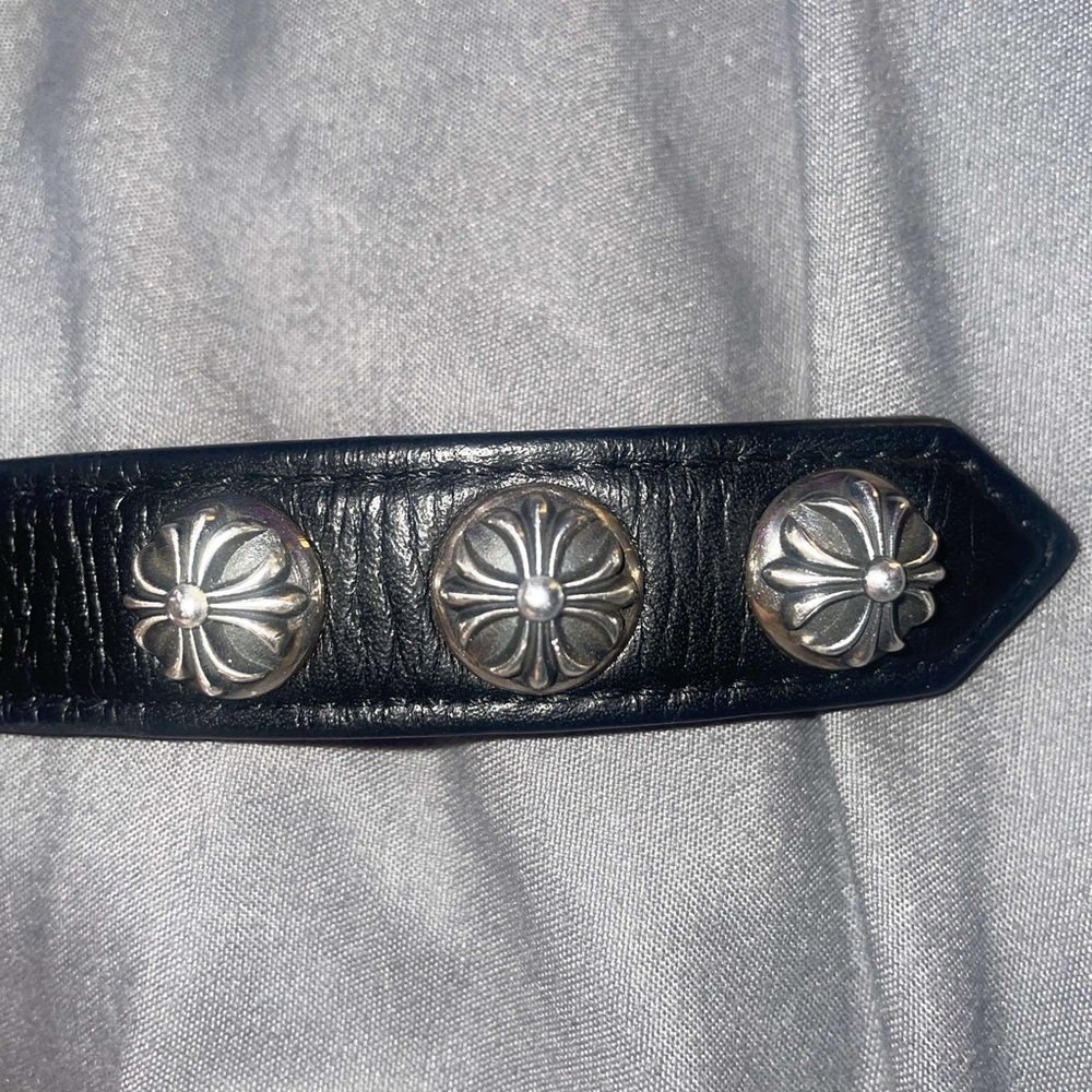 CHROME HEARTS LEATHER BRACELET